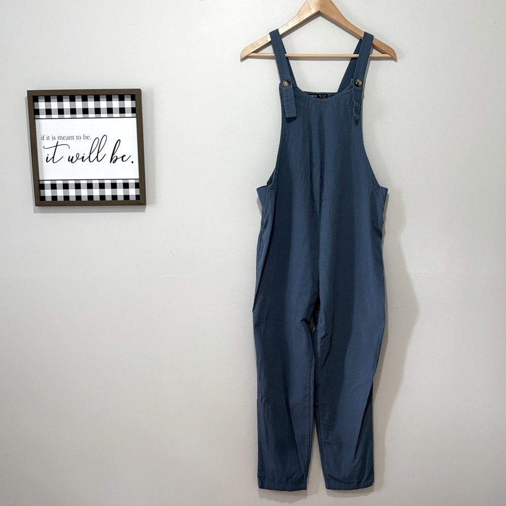 SHEIN Maternity Women's Blue Overalls - Small (4)